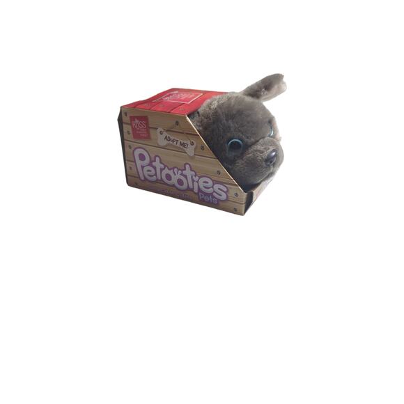 New Russ Petooties Pets 4" Gray French Bulldog Beanie Bag Plush Collectible - Picture 2 of 4